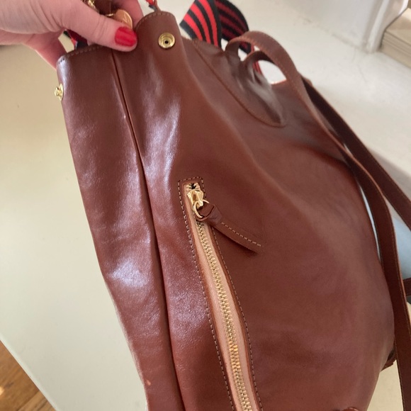 CLARE V Remi backpack. Sold out everywhere! EUC. Mahogany Rustic. Retail $535. - Picture 11 of 15
